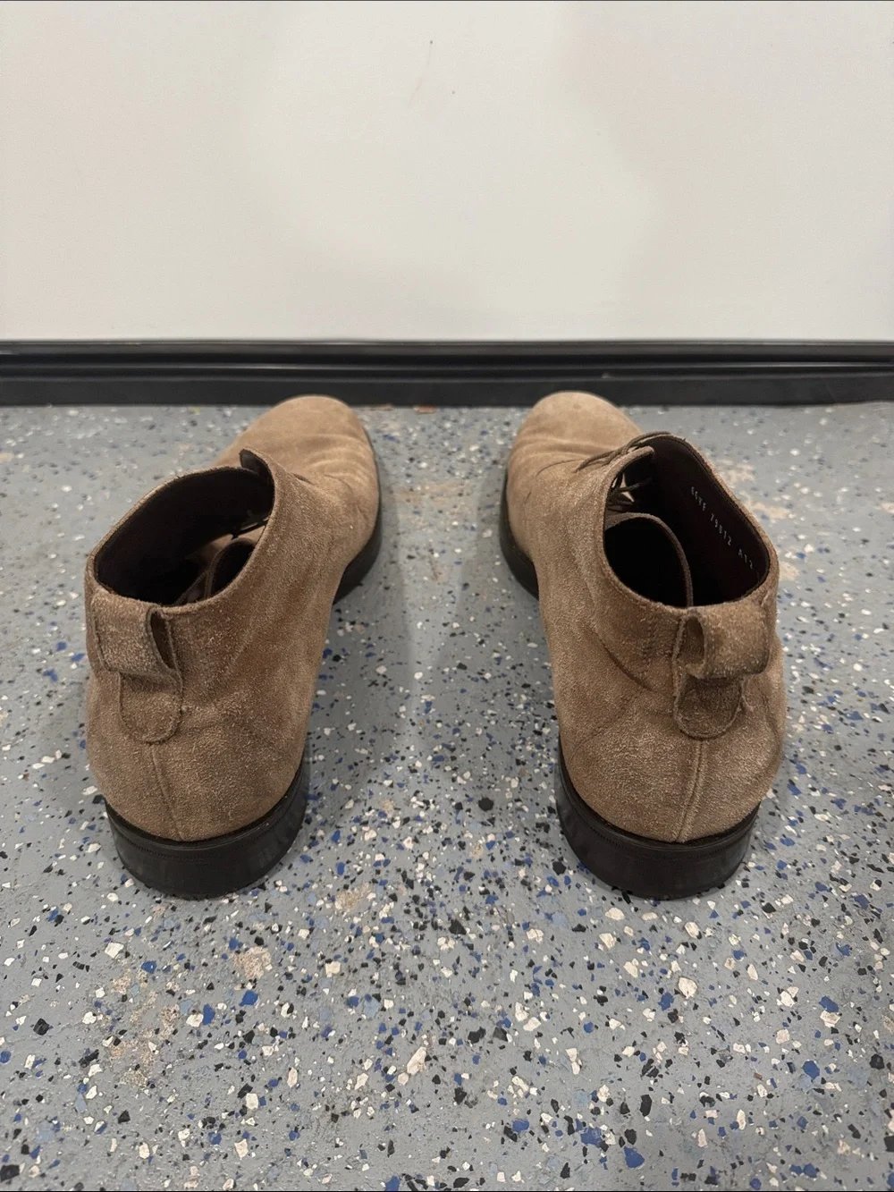 M’s Ferragamo Suede Chukka Boots - Brown